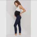 Stretch Maternity Skinny Jeans With Full Panel