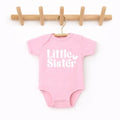 Little Sister Baby Onesie | Gender Reveal & Sibling Announcement (Copy)