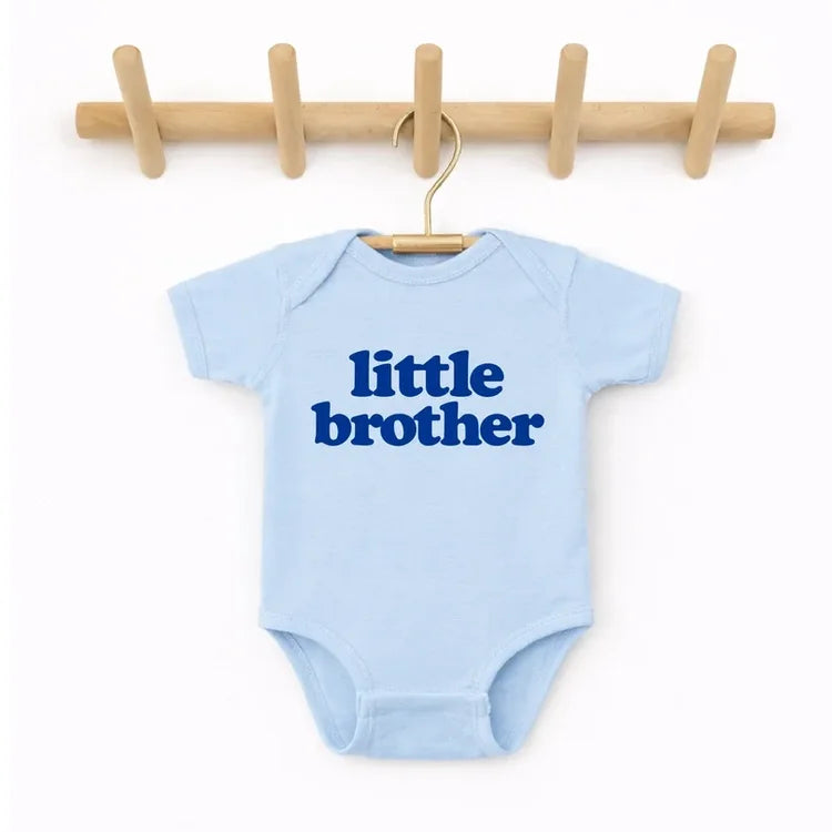 Little Brother Baby Onesie | Gender Reveal & Sibling Announcement