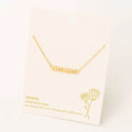 Mama Print Charm Necklace | Gold & Silver | Motherhood Gift