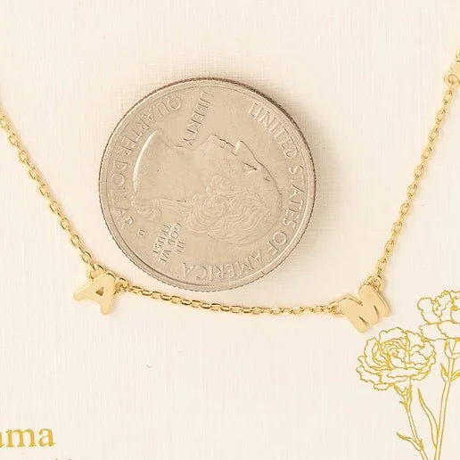 Dainty Mama Charm Necklace | Gold & Silver | Motherhood Gift